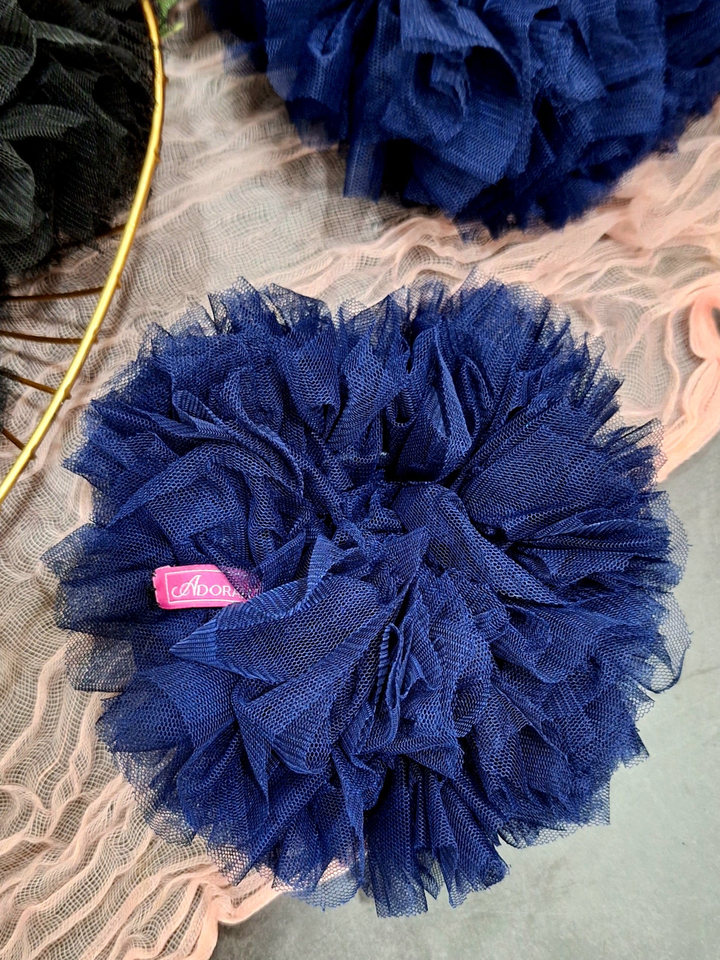 Puffy Scrunchie - Blue